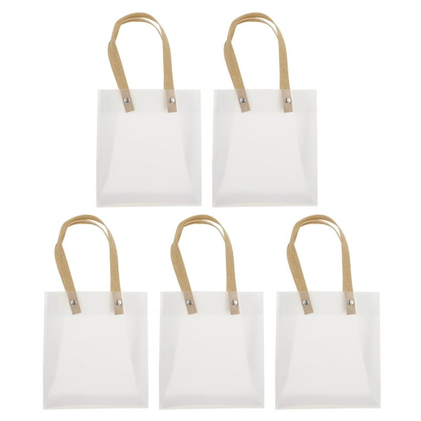 Bolsa de regalo de 5 piezas bolsas de bolso transparente de carpas de boda bolsas de mano