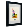 thumbnail image 3 of Trademark Fine Art 'Idaho Map' 16" x 20" Wood Frame Art (MT0348-W1620MF), 3 of 5