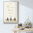 thumbnail image 5 of Away in a Manger Collection B - Framed Gallery Wrapped Holiday Canvas - 25 x 37 - White Frame, 5 of 8
