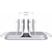 XIMEI Aluminum Laptop Stand, Sturdy & Adjustable, Compatible with Apple MacBook Pro/Air, Mac Mini, iPad Pro, Silver