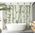 thumbnail image 4 of Landscape Wallpaper Wall Mural - Group of Birches Sage, 4 of 5