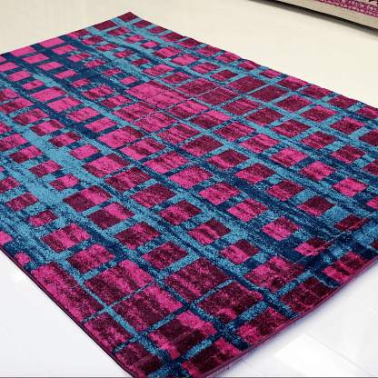 pink rug skid carpet turquoise 4x6 indoor non slip 3x5 feet ft ladole runner mat rugs patio entry bed area