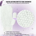 thumbnail image 5 of EvridWear Exfoliating Bath Mittens for Shower, Spa, Massage and Body Scrubs (Mitts, 1 Pair Light), 5 of 7