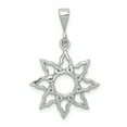 thumbnail image 1 of Beautiful 14k White Gold Sun Charm, 1 of 2