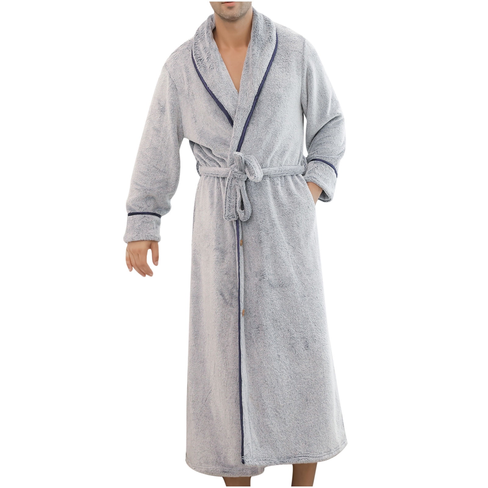 button up towelling robe