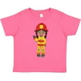 thumbnail image 3 of Inktastic African American Girl, Girl Fireman, Firefighter Girls Toddler T-Shirt, 3 of 5