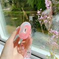 thumbnail image 3 of HTOOQ Cute AirPod Cover for Apple AirPods 1 & 2 Kawaii Clear Liquid Sequin AirPod Cover 2nd Generation Wireless Charging Case with Color Chain (Rabbit Peach) AirPods 1 & 2 Rabbit Peach, 3 of 6