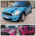 thumbnail image 5 of 2pcs Black White Red Vinyl Car Bonnet Stripes Hood Sticker Cover Decal Dwm2754536 Fit For Bmw Mini Cooper R50 R53 R56 R55, 5 of 5