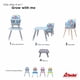thumbnail image 2 of Silla Alta 4 en 1 D'Bebe  Grow With Me Gris, 2 of 7