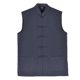 thumbnail image 1 of Chaleco de lino para hombre - Chaqueta informal ligera sin mangas - Mezcla elegante, corte entallado, versátil para el trabajo al aire libre y la moda, 1 of 3