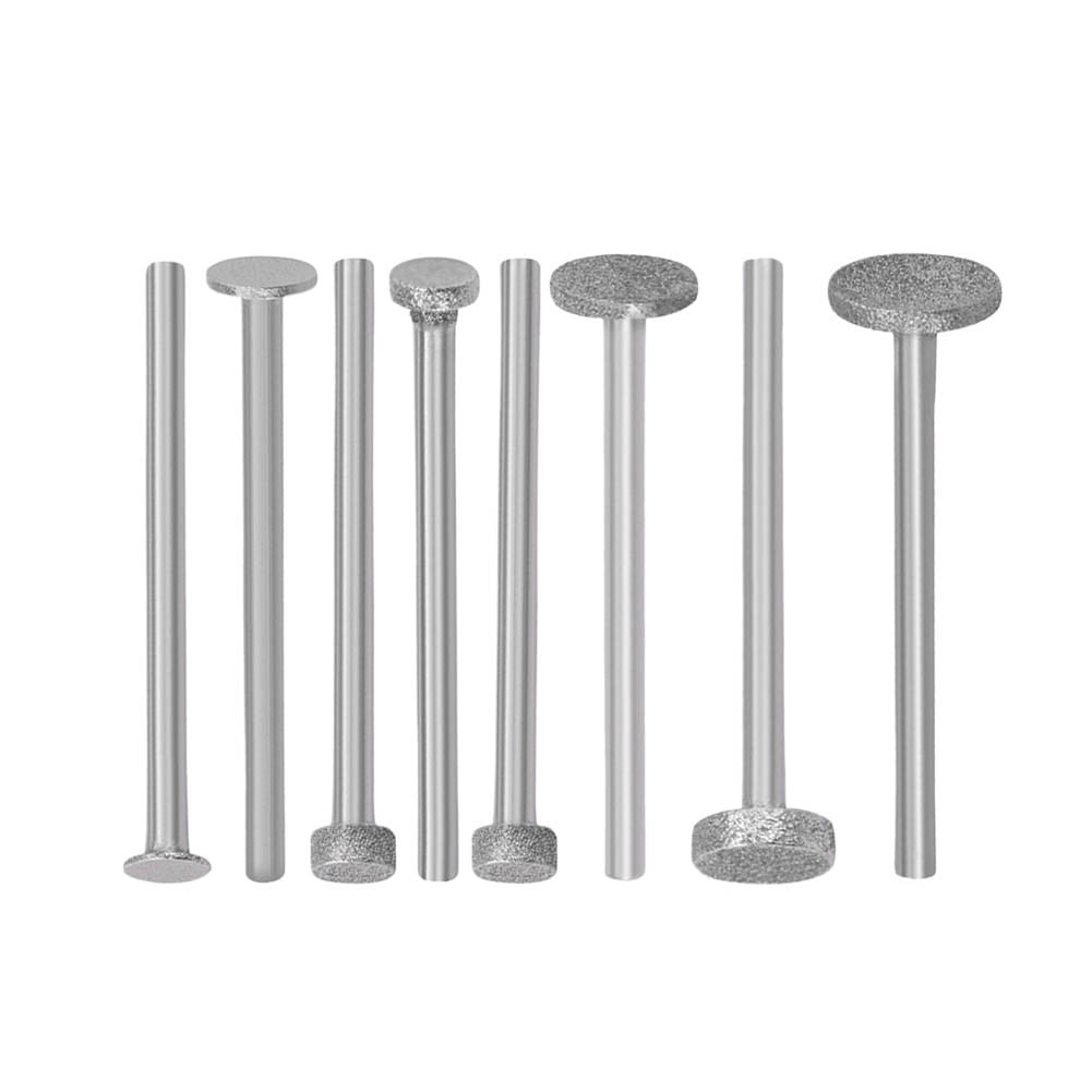 Tête De Meulage Diamantée Pour Perles - 8mm Grain P400, Pour Polir Ambre, Jade Et Pierres Semi-précieuses