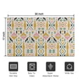 thumbnail image 5 of Multicolor Ethnic Geometric Pattern Door Rugs,Washable Non Slip Door Mats Indoor,Decorative Door Mats,Entry Mat Indoor for Entrance,Bedroom,Kitchen,Bathroom,17"x30", 5 of 6