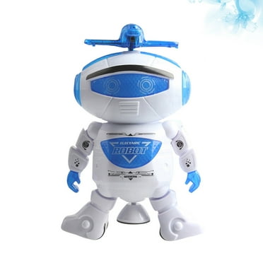 WHAMVOX  White Robot Toy Convenient Battery Operated Child