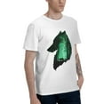 thumbnail image 3 of Forest Wolf T-Shirt for Men Cotton 100% Summer Tops Women Fashion Casual Short Sleeves Round Collar Short-Sleeve Couple Top Tees, 3 of 7
