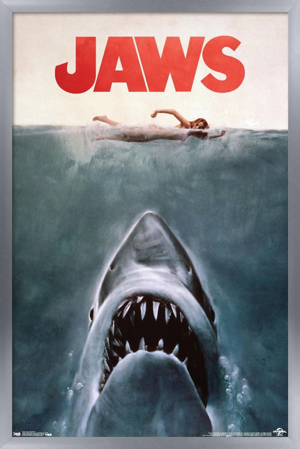 Jaws - One Sheet Wall Poster, 22.375" x 34"