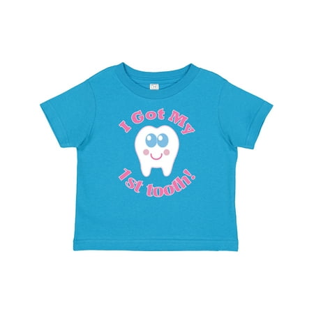 

Inktastic I Got My 1st Tooth Gift Baby Girl T-Shirt