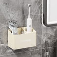 thumbnail image 1 of Xihbxyly Soporte para Artículos de Tocador, Soporte de Pared para Secador de Pelo, Diseño Compacto, Elegante Accesorio de Baño, Fácil Instalación, Solución para Organizar El Hogar, Material Plástico, 1 of 7