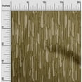 thumbnail image 1 of oneOone Georgette Viscose Dark Olive Green Fabric Brush Stroke Abstract Craft Projects Decor Fabric Printed By The Yard 42 Inch Wide, 1 of 4