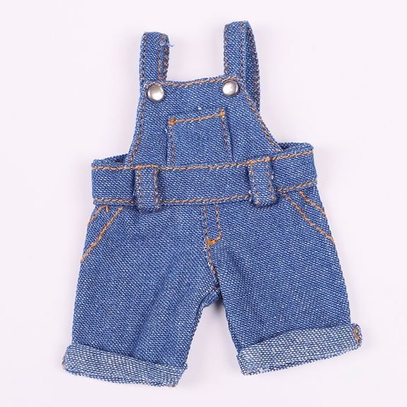 QIDITONG Plush Bear Doll Overalls For Stuffed Animals Adorable Toy Clothing Cute Outfit For Kids Toy Dress Up Costume Replacement Outfit