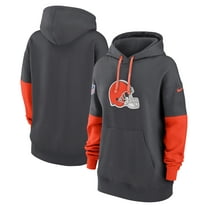 Women's Nike Anthracite Cleveland Browns Sideline Essential Hoodie