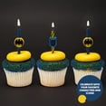 thumbnail image 2 of Batman™ Bougies de Gâteau d'Anniversaire / 6 Bougies d'Anniversaire pour Décorations de Gâteau, Bougies Rayées Noires, Jaunes et Rouges, Décorations de Gâteau pour Fête Batman, 2 of 6