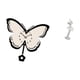 thumbnail image 5 of Reloj de pared de mariposa acrílico sin , decorativo para oficina, comedor, habitación de niños, figura de bailarina de granja, adorno de escrit, 5 of 8