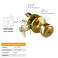 thumbnail image 3 of Design House Terrace 6-Way Universal Keyed Entry Door Knob, Polished Brass, 3 of 18