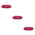 thumbnail image 2 of relayinert Easy To Clean And Soft Bath Mat For Bathroom Floors Non-slip Polyester Bathroom Carpet Bathroom Rugs Winered 3Set, 2 of 6