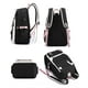 thumbnail image 3 of Mochila JiaYou Teenage Girls Middle School 21L, color blanco y negro, 3 of 8