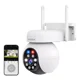 thumbnail image 1 of Cámara De Seguridad Inalambricas Exterior Wifi 5mp Con Alarma Dytimeem® Cámara Visión 300°,detección De Movimiento,audio Bidireccional,visión Nocturna A Todo Color,ip66 Impermeable,color Blanco, 1 of 8