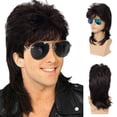 thumbnail image 4 of Shengyu Realistic Appearance Mens Wig For Punk Rock Disco Party Suitable For Various Occasions Wig Cover Mixed Gold 1Set, 4 of 6