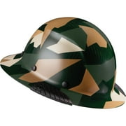 Lift Safety Hard Hat Dax Jungle Camo Carbon Fiber Full Brim
