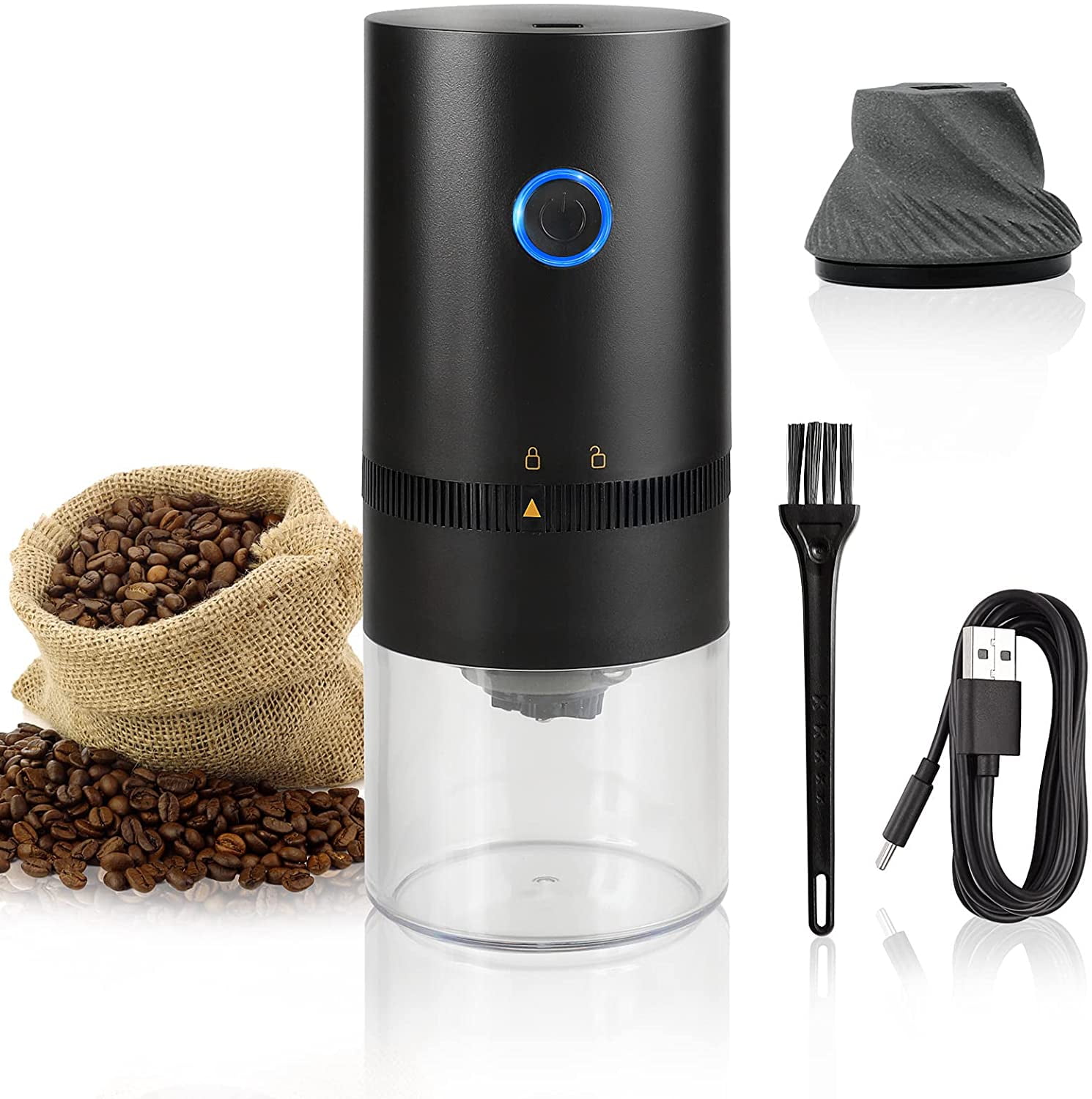 LOFTer Coffee Grinder, Electric Portable Spice & Nut Grinder with Stainless  Stee
