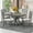 3 #: Grey, variant on Harper & Bright Designs Farmhouse Extendable Round Dining Set for 4, Kitchen Dining Table Set with 4 Upholstered Dining Chairs for Dining Room, Brown Antique White