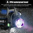 thumbnail image 4 of LED Headlamp Flashlight, 3 Modes Super Bright Headlamps with 2 Rechargeable 18650 Battery for Long Working Time, Perfect Zoomable Headlights for Running, Fishing, Camping, 4 of 10