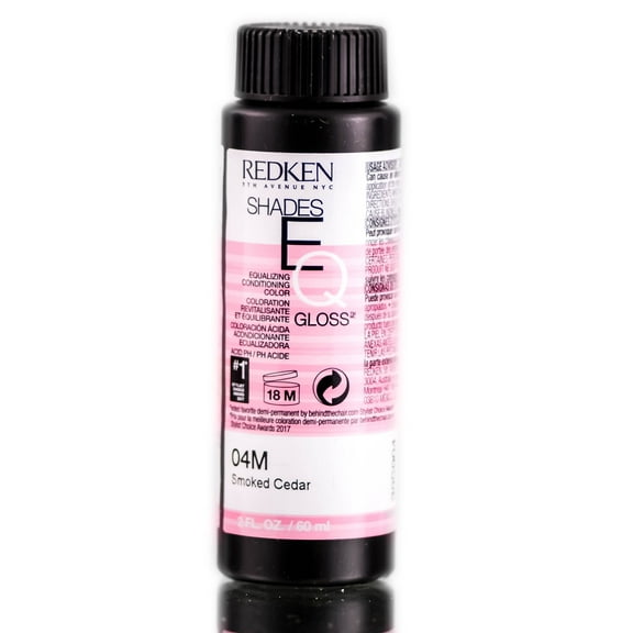 Redken Shades EQ Equalizing Conditioning Color Gloss - 04M Smoked Cedar - Pack of 1 with Sleek Comb