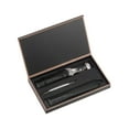 thumbnail image 2 of Uxcell Cowhide Leather Band Deployment Buckle Watch Strap 15mm Leather Strap, Black, Silver, 2 of 7