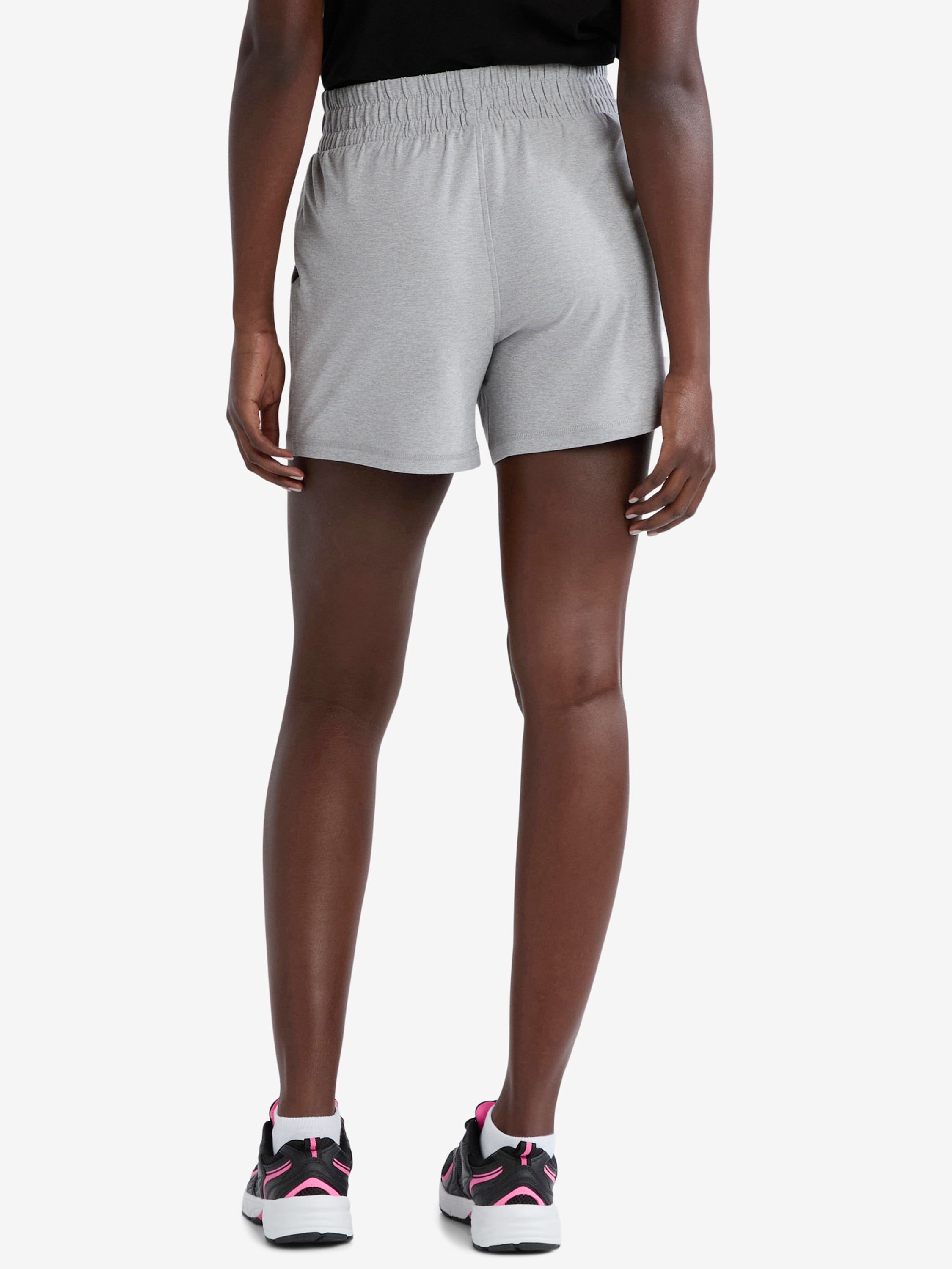 Athletic Works Women's and Women’s Plus ButterCore Soft Performance Gym Shorts, Available in 1, 2 and 5-Pack, Sizes XS-4X
