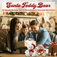 thumbnail image 5 of Made by Aliens Soft and Hairy Xmas Santa Teddy Bear with Hat & Scarf– Adorable Christmas Stuffed Teddy Bear Animal – Perfect Holiday Toy Gift for Kids & Seniors (Cream, 6 inch), 5 of 6