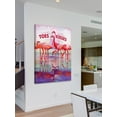 thumbnail image 5 of "Flamingo I" Painting Print on Wrapped Canvas, 5 of 7