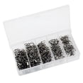 thumbnail image 2 of 50 piezas de eslabones giratorios de pesca, eslabones giratorios de hierro mejorados, accesorios de cambio rápido, aparejos, barril, conector de pesca Negro, 2 of 8