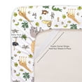 thumbnail image 5 of Kids Classic Printed Microfiber Sheet Sets, Ultra Soft Fitted Sheets with Straps - Wild Safari Animals, Twin Size, 5 of 5
