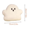 thumbnail image 2 of Izexuh Ghost Plush Pillow Toy Halloween Decor Stuffed Fabric Figure Soft Touch Cute Spooky Face Design for Holiday Room Display 8" x 6", 2 of 5