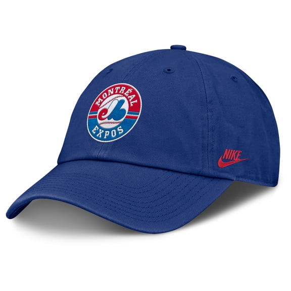 Men's Nike Blue Montreal Expos Club Adjustable Hat