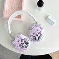 thumbnail image 3 of Cute Cartoon Beautiful Stars pattern design Case for AirPods Max Headphones,Soft TPU Skin Anti-Scratch for Women Girls,Cover for AirPods Max (Black), 3 of 8