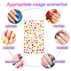 thumbnail image 4 of Pegatinas adhesivas para uñas con tiras, pegatinas autoadhesivas para uñas variadas, 8 piezas, pegatinas delicadas para decoración de uñas, 4 of 5