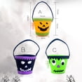 thumbnail image 3 of 3 Pieces Candy Bucket Holiday Supplies Halloween Prop Handle Convenient Cute Design Compact Size Kid Toy Household Decorations Colorful, 3 of 8