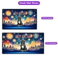 thumbnail image 5 of Happy New Year with French Bulldog Fireworks Holiday Xmas Winter 2025 Desk Mat Full Keyboard Mouse Pad Dog Lover Gifts Large Mousepad - 00025, 5 of 5