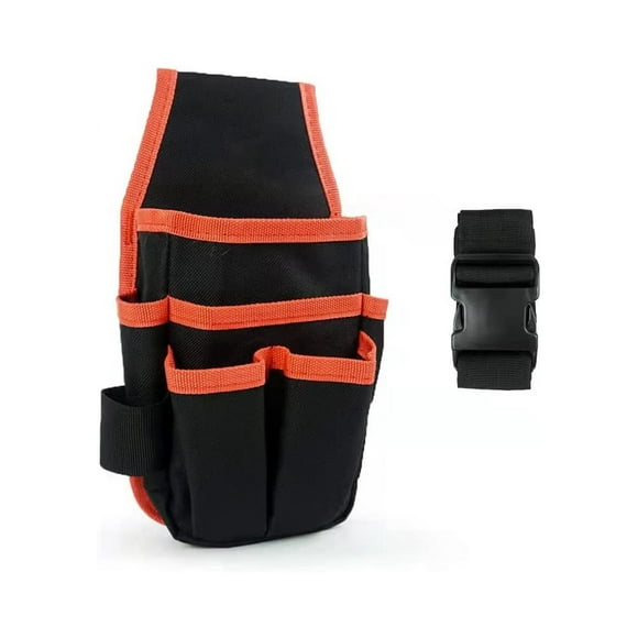Tool Belt, Adjustable Belt Tool Holder, Tool Bag, Tool Bag with Belt, red 13.5x25cm