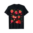 thumbnail image 1 of WOMEN Cute Botanical Fruitarian Berry Strawberries Fruit Lover T-Shirt TEE TOP, 1 of 6
